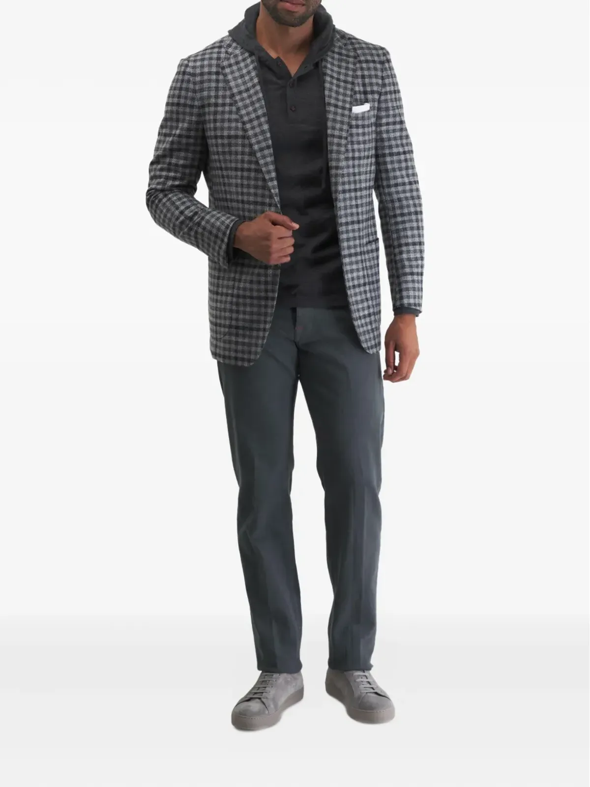 Kiton ロゴパッチジーンズ - 画像2