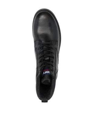 Tommy Jeans パディドアンクル レースアップ ブーツ ブラック - サムネイル4