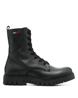 Tommy Jeans レースアップレザー アンクルブーツ - サムネイル1