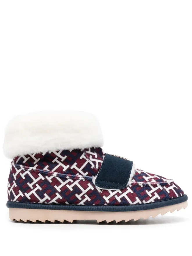 Tommy Hilfiger Tommy Hilfiger モノグラム フリーストリム スリッパ - レッドの商品画像