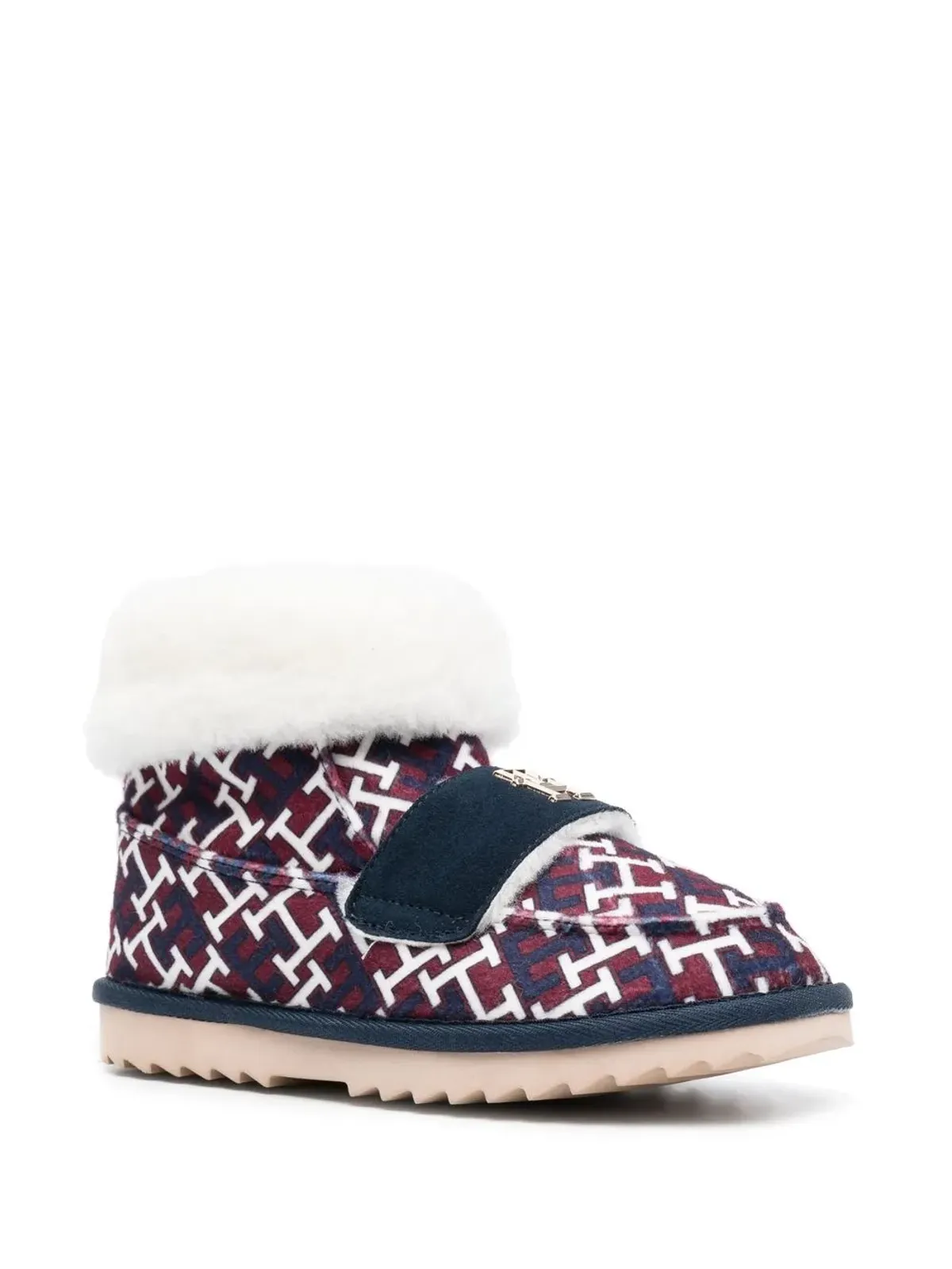 Tommy Hilfiger モノグラム フリーストリム スリッパ - レッド - 画像2
