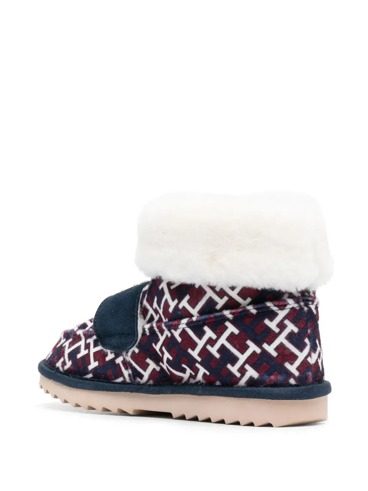 Tommy Hilfiger モノグラム フリーストリム スリッパ - レッド - 画像3