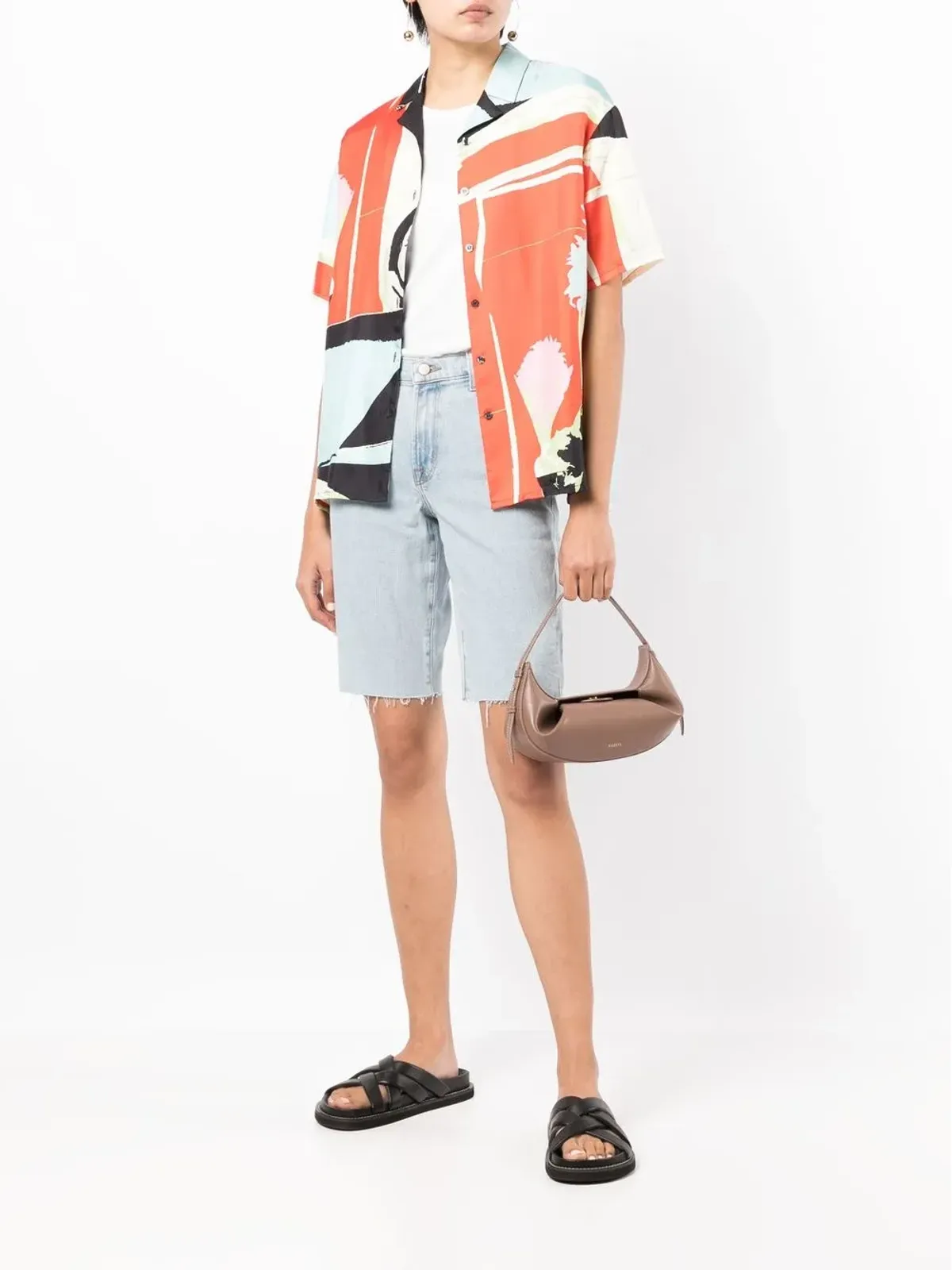 J Brand ミッドレングス デニムショーツ - 画像2