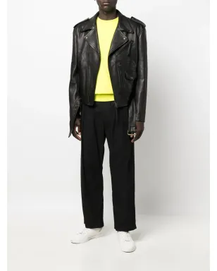 LOEWE ベルト付きレザーバイカージャケット - サムネイル2