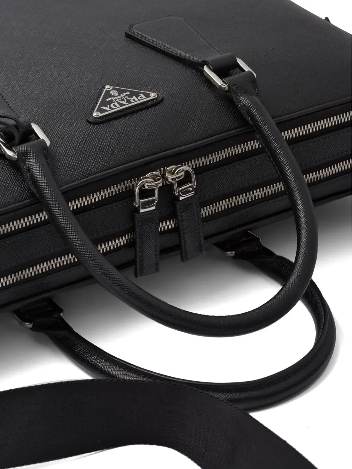 Prada サフィアーノレザー ブリーフケース - 画像5