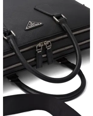 Prada サフィアーノレザー ブリーフケース - サムネイル5
