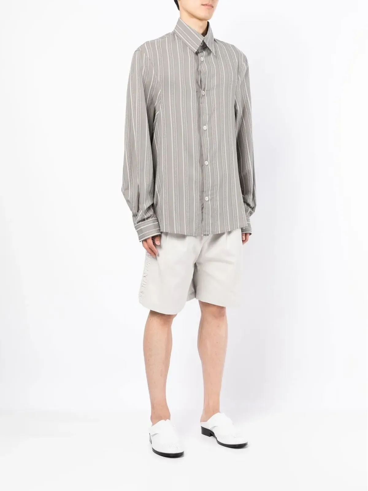 Onefifteen × ANOWHEREMAN ストライプシャツ - 画像3