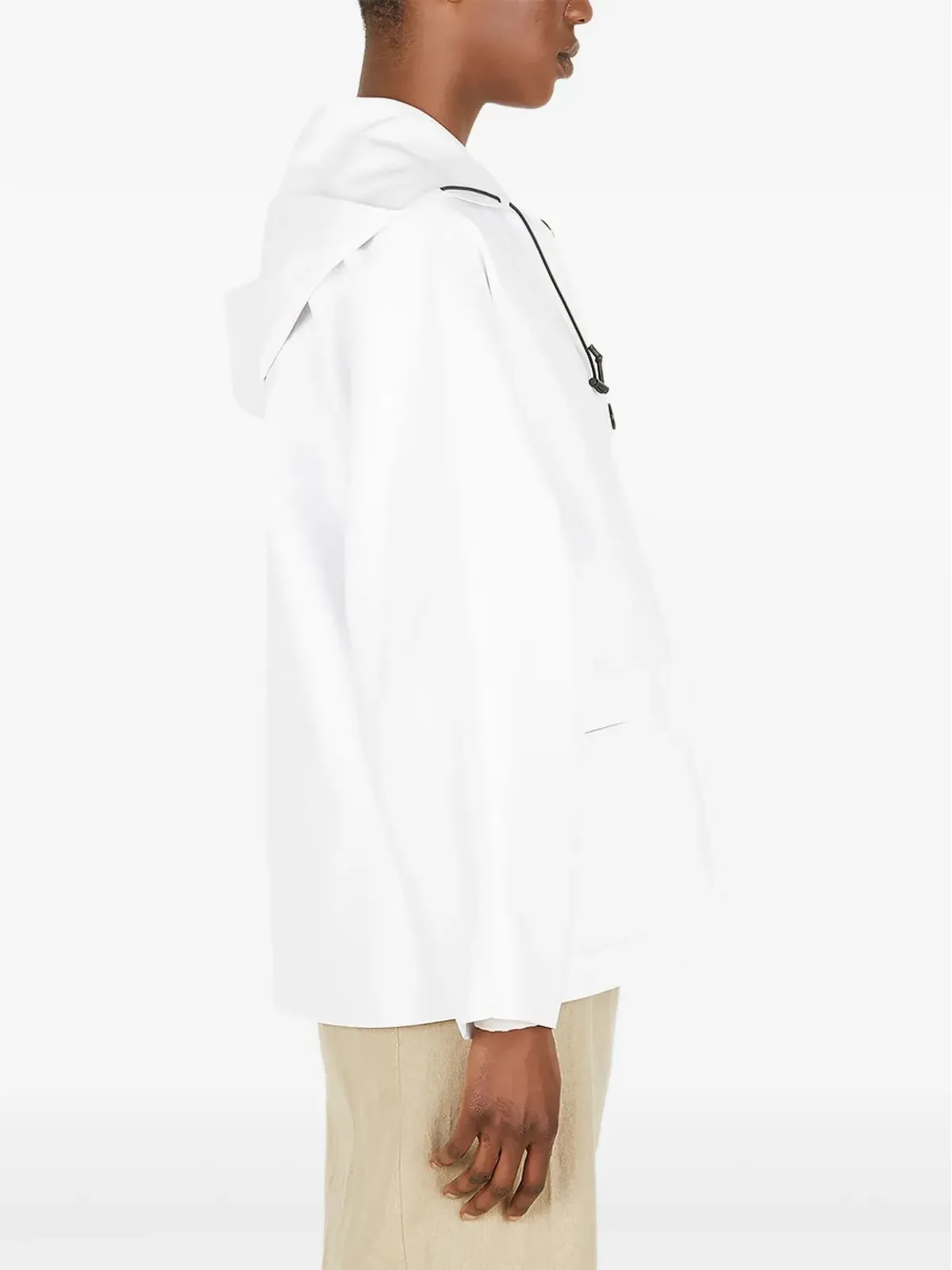 KASSL Editions Sailor hooded button raincoat - 画像3