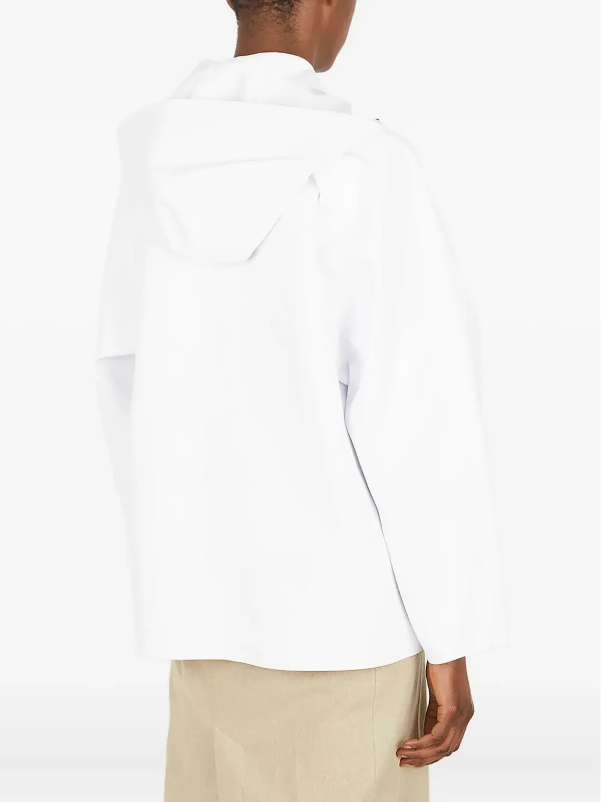KASSL Editions Sailor hooded button raincoat - 画像4