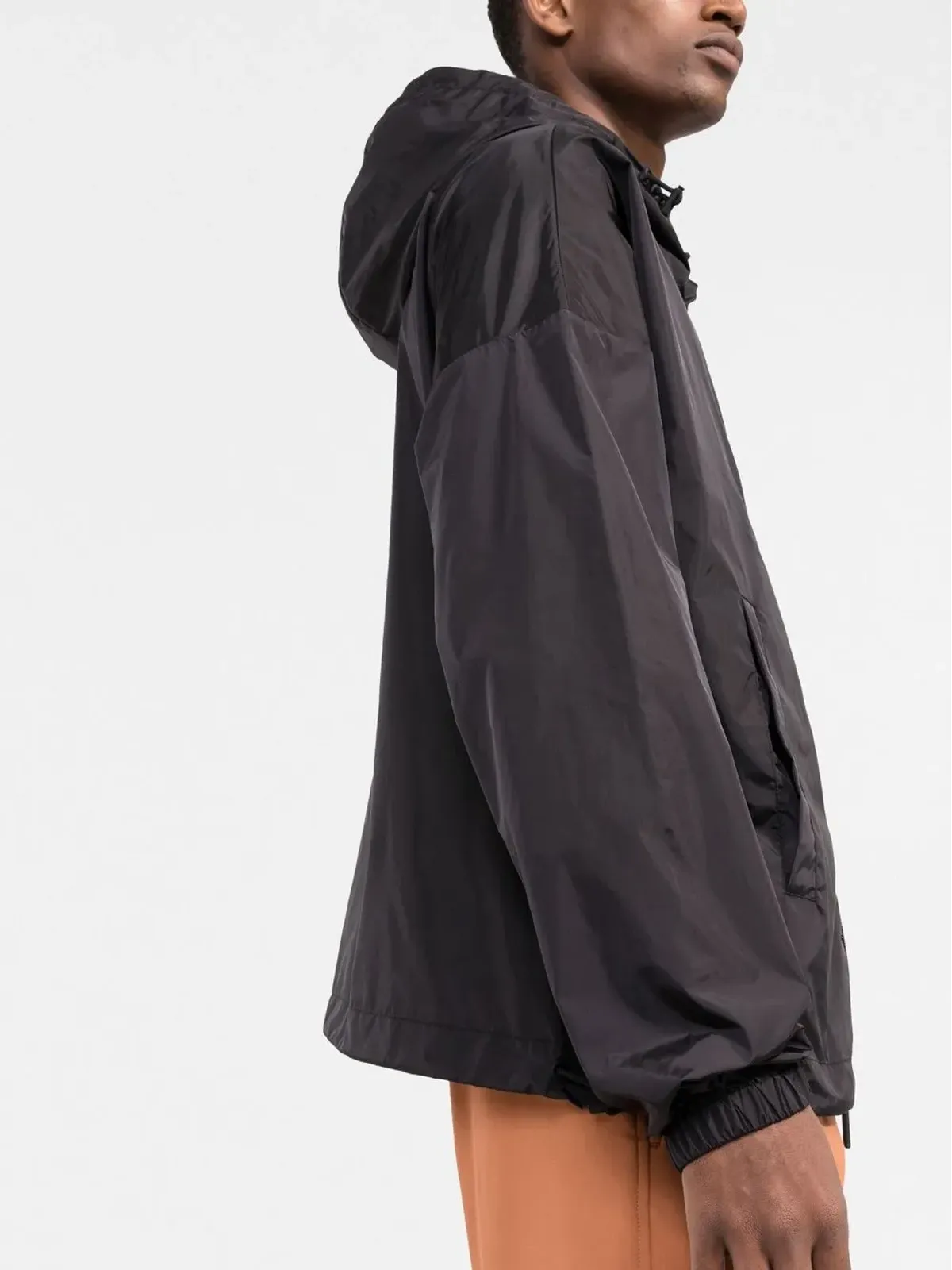 DSQUARED2 軽量ジップフロントフードジャケット - ブラック - 画像3