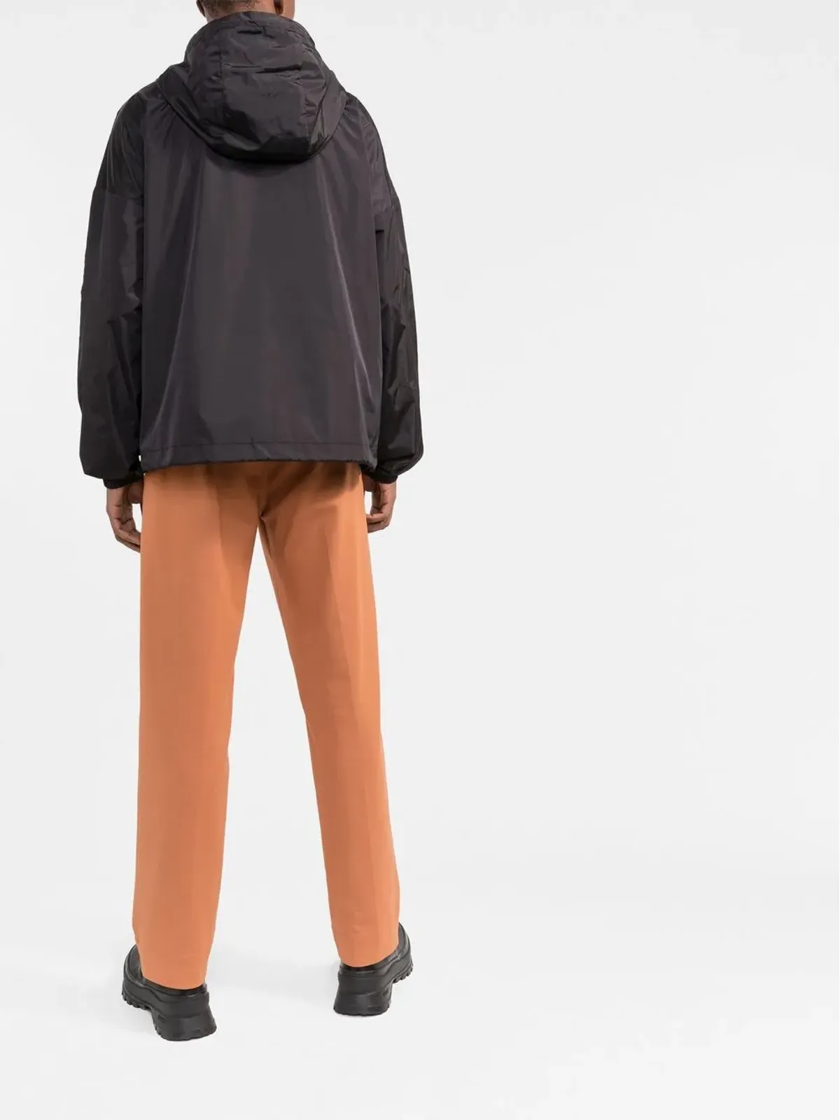 DSQUARED2 軽量ジップフロントフードジャケット - ブラック - 画像4
