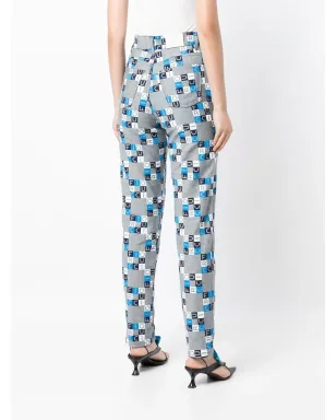 Fiorucci ハイライズ ロゴ スリムフィット ジーンズ - サムネイル4