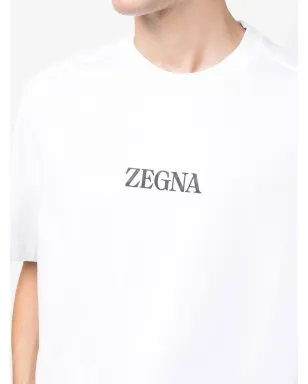 Zegna ロゴプリント クルーネック Tシャツ - サムネイル5