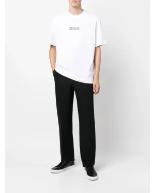 Zegna ロゴプリント クルーネック Tシャツ - サムネイル2
