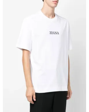 Zegna ロゴプリント クルーネック Tシャツ - サムネイル3