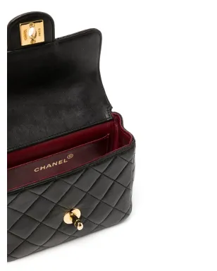 CHANEL Pre-Owned ミニ クラシックフラップ ハンドバッグ - ブラック - サムネイル5