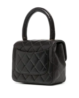 CHANEL Pre-Owned ミニ クラシックフラップ ハンドバッグ - ブラック - サムネイル3