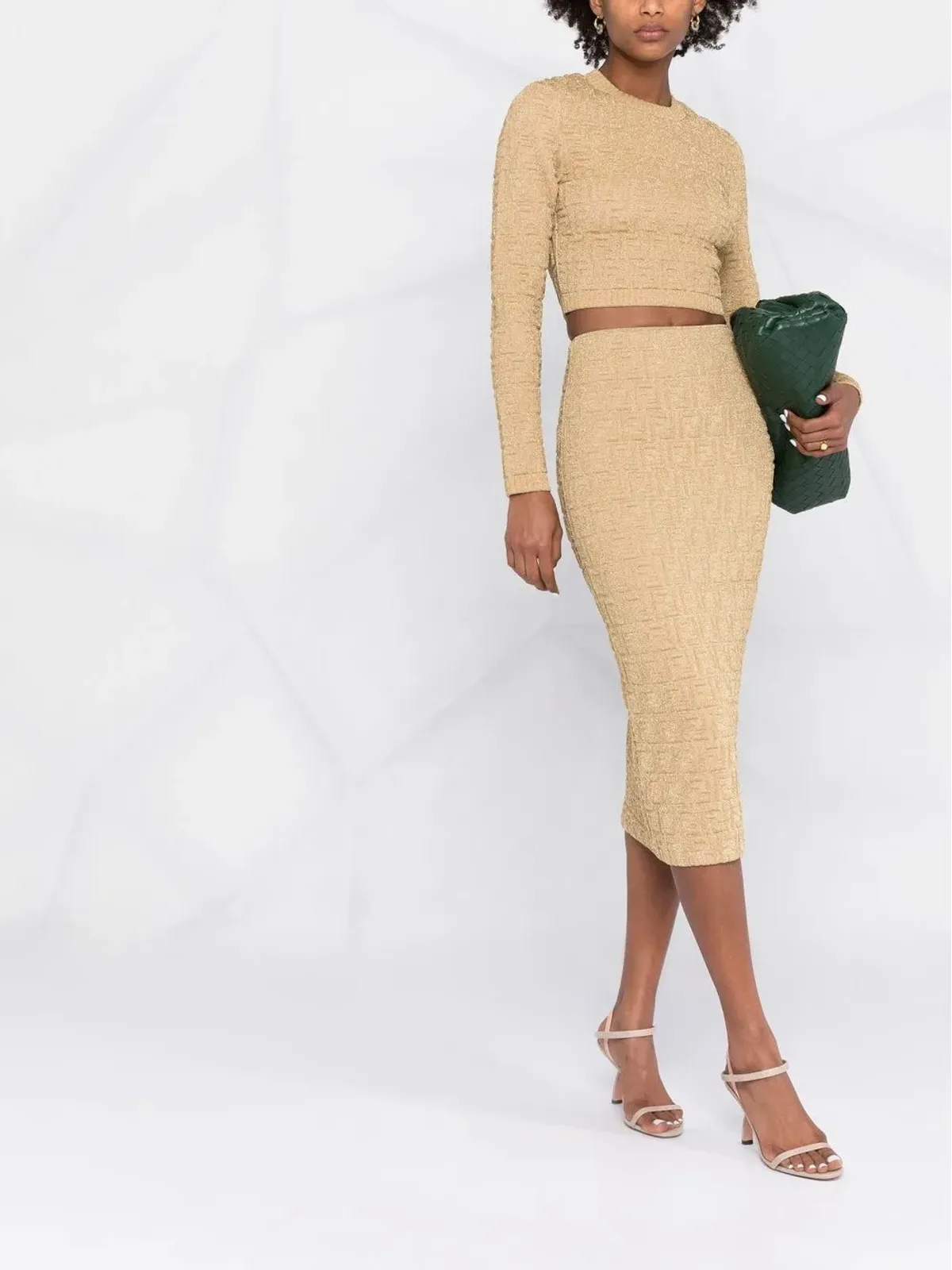 FENDI FFモチーフ ペンシルスカート - 画像2