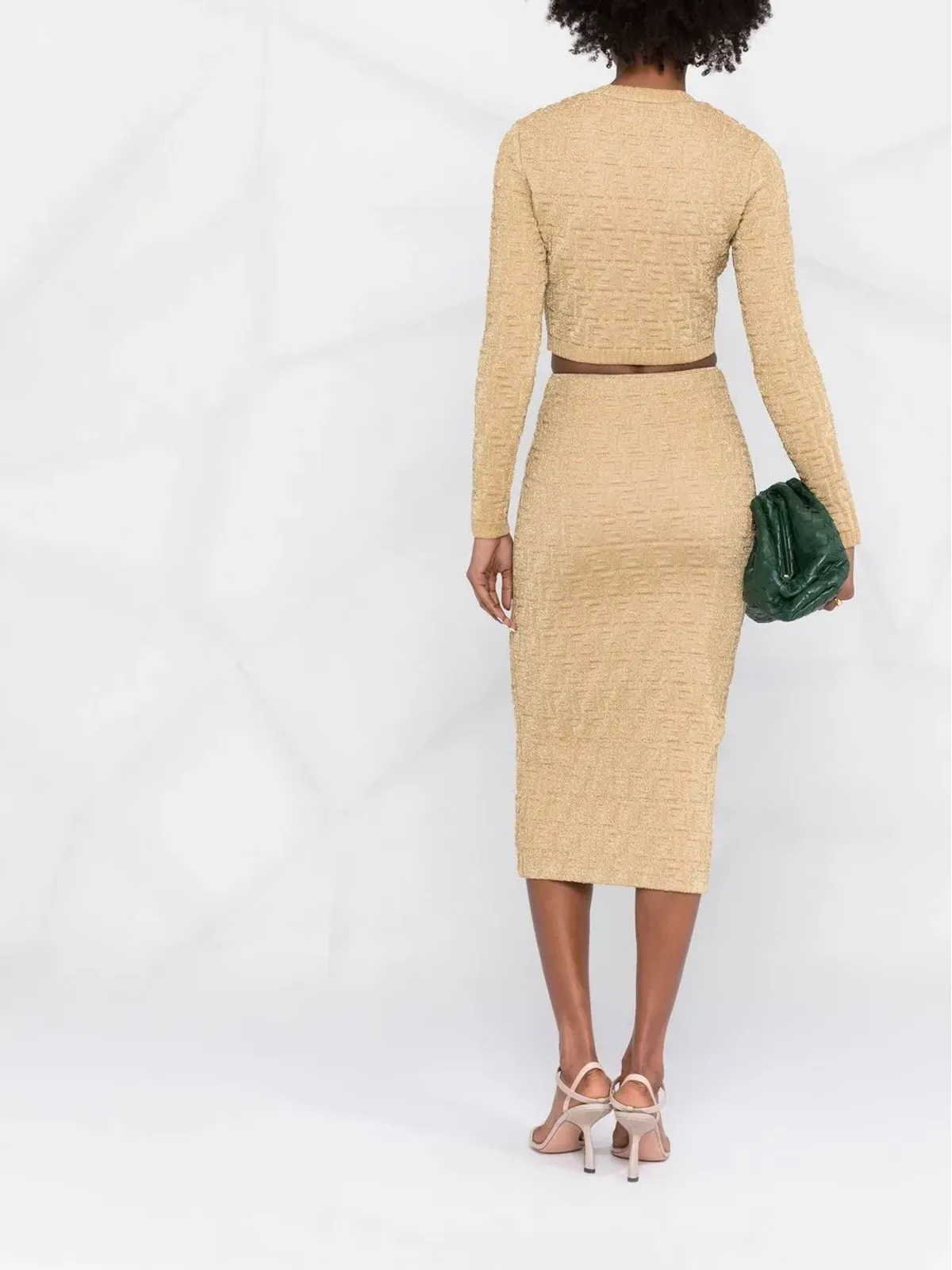 FENDI FFモチーフ ペンシルスカート - 画像4