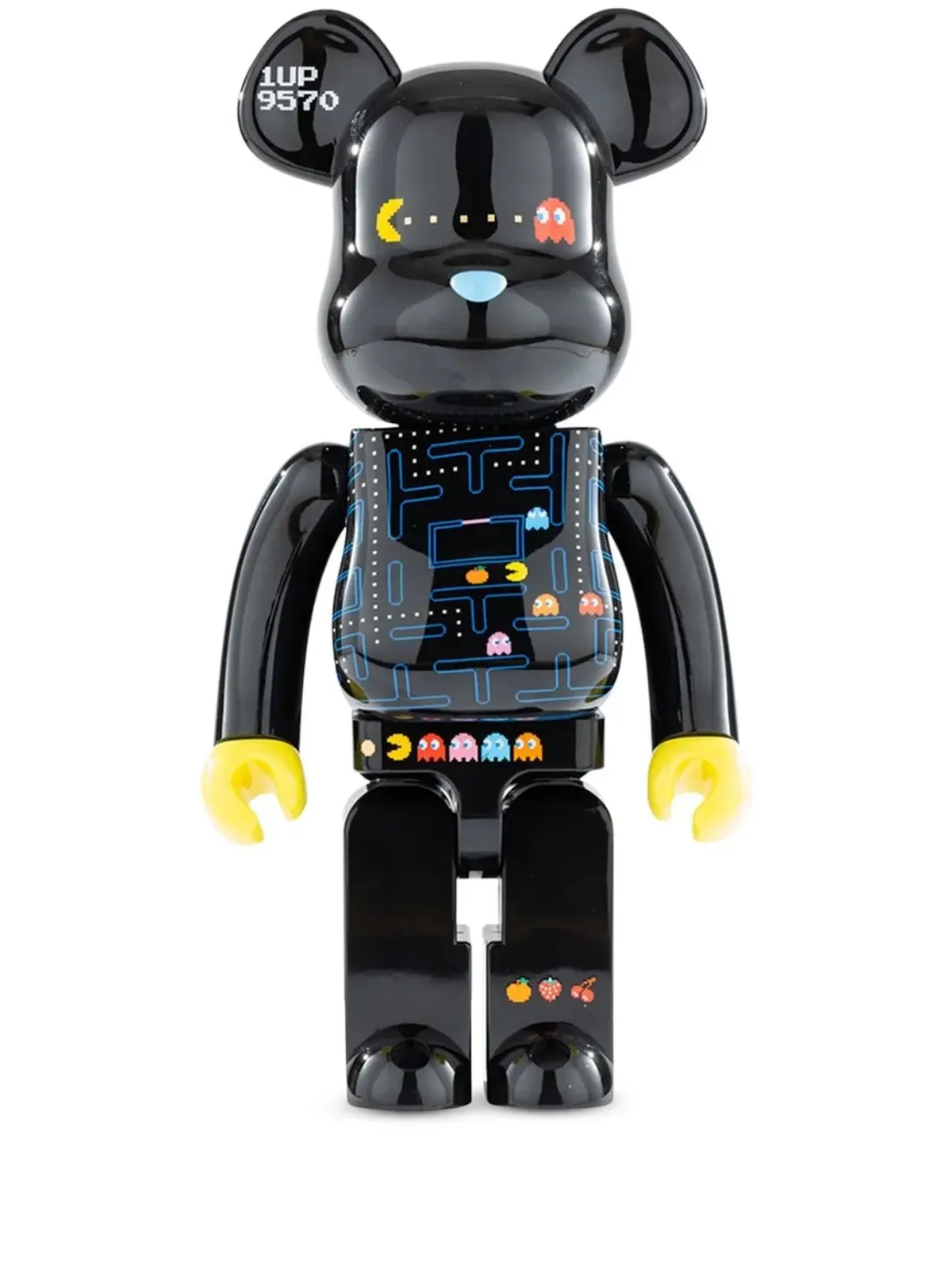 MEDICOM TOY Pac-Man BE@RBRICK フィギュア - ブラック - 画像1
