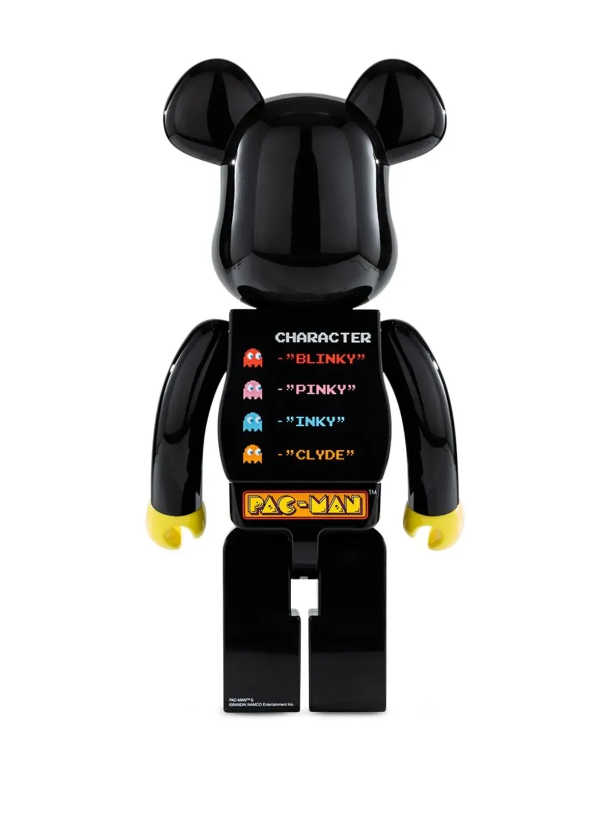 MEDICOM TOY Pac-Man BE@RBRICK フィギュア - ブラック - 画像2