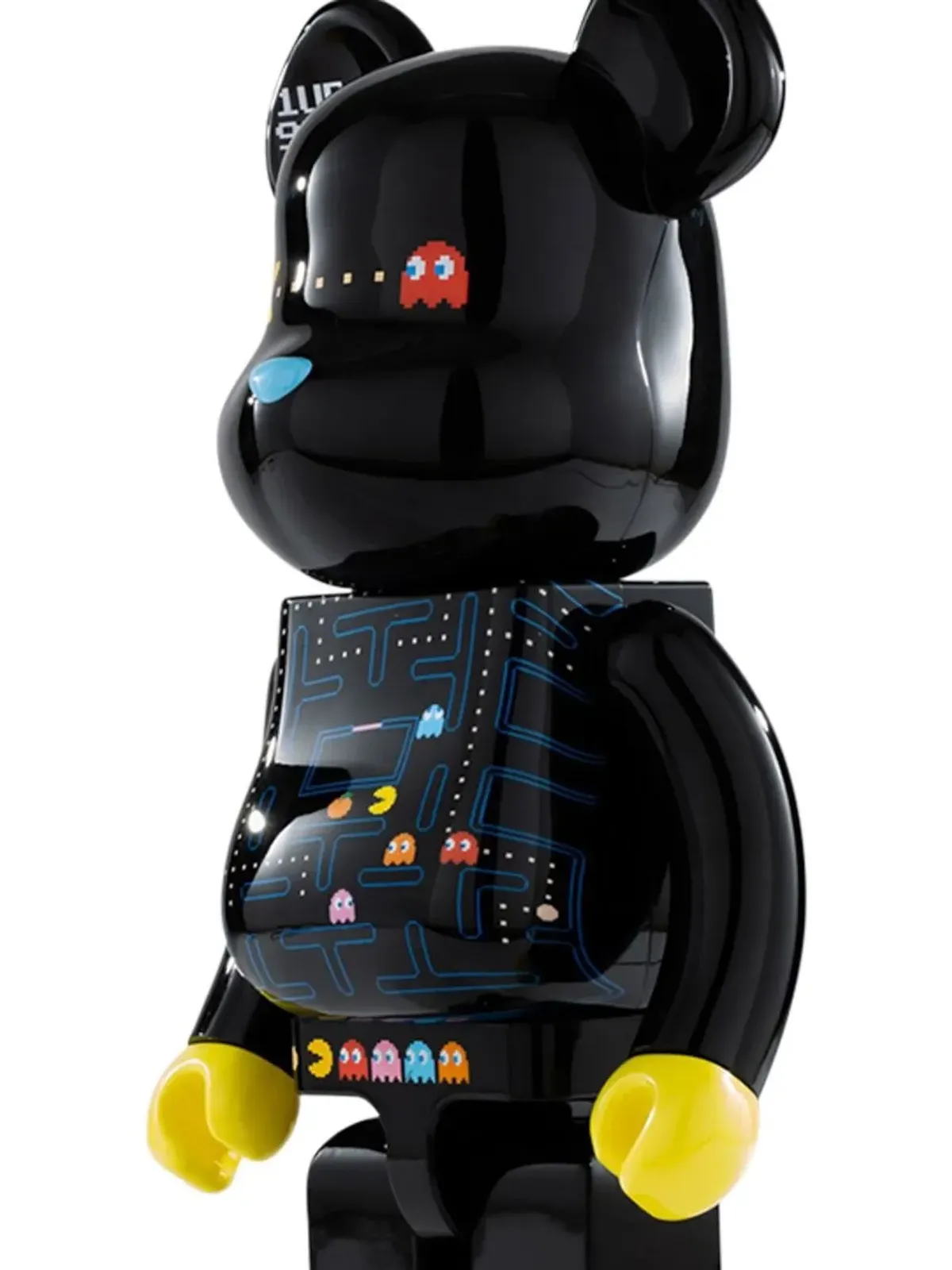 MEDICOM TOY Pac-Man BE@RBRICK フィギュア - ブラック - 画像3