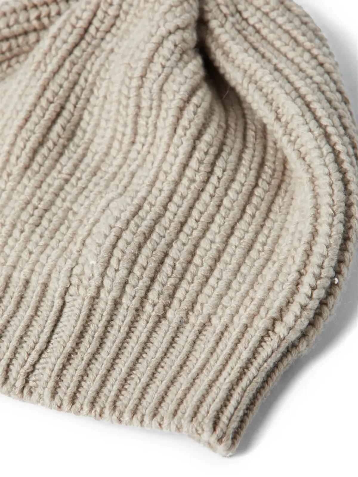 Brunello Cucinelli プルリット編みリブビーニー - 画像3