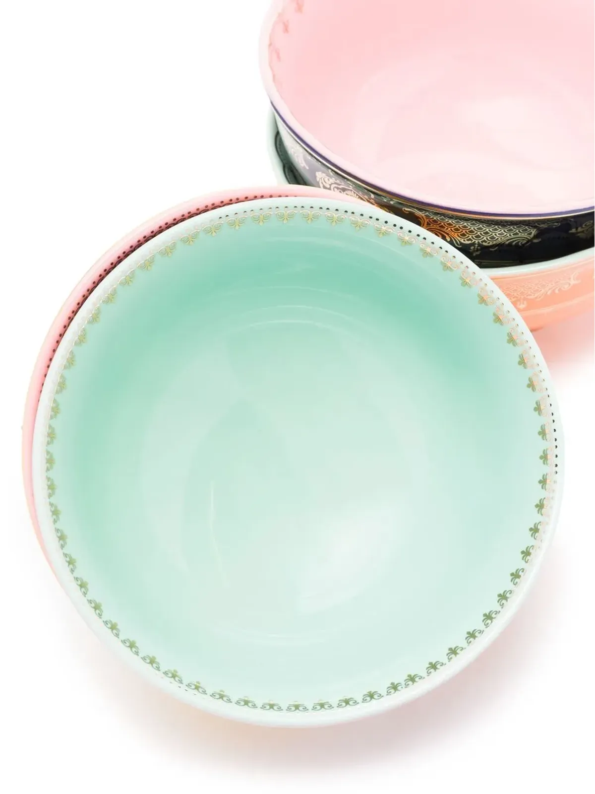 POLSPOTTEN Grandpa porcelain bowls (set of four) - Yellow - 画像2