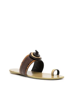 Tory Burch アーティザナルニットスライド - サムネイル2