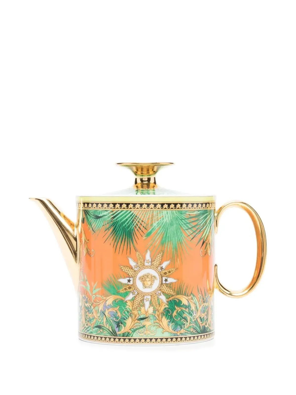 Versace ミックスプリント セラミック ティーポット - 画像2