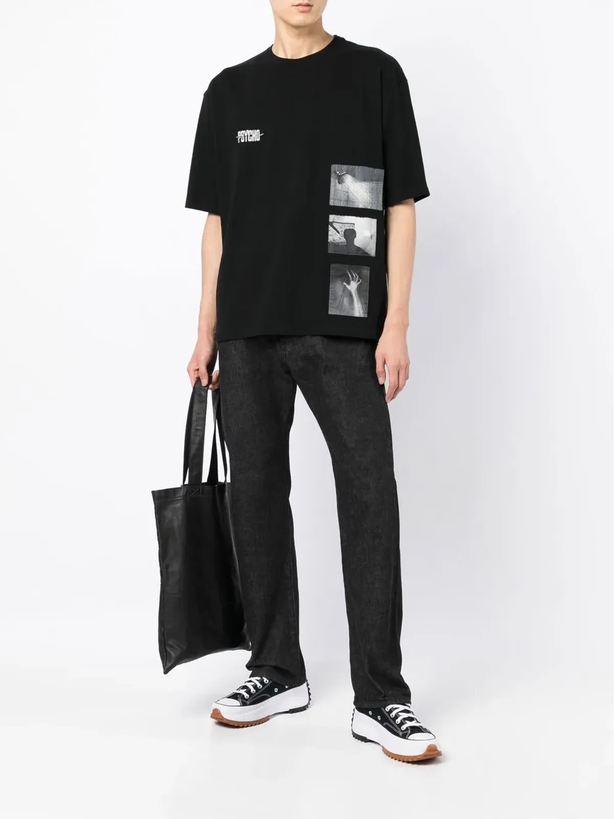 Undercover x Psycho グラフィックパッチ Tシャツ - 画像2