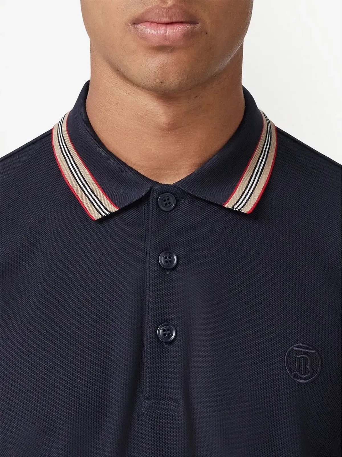Burberry エンブロイダード TB ポロシャツ - 画像5