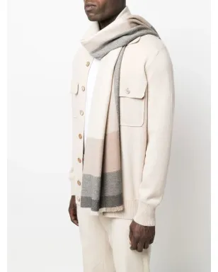 Brunello Cucinelli ストライプウールスカーフ - サムネイル2
