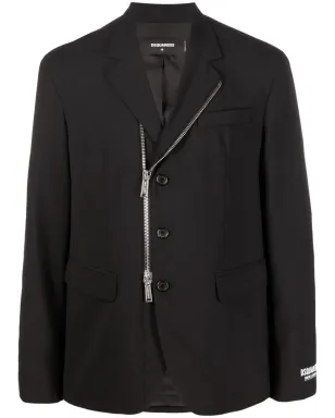DSQUARED2 ロゴプリント ジップファスナー付きジャケット - サムネイル1