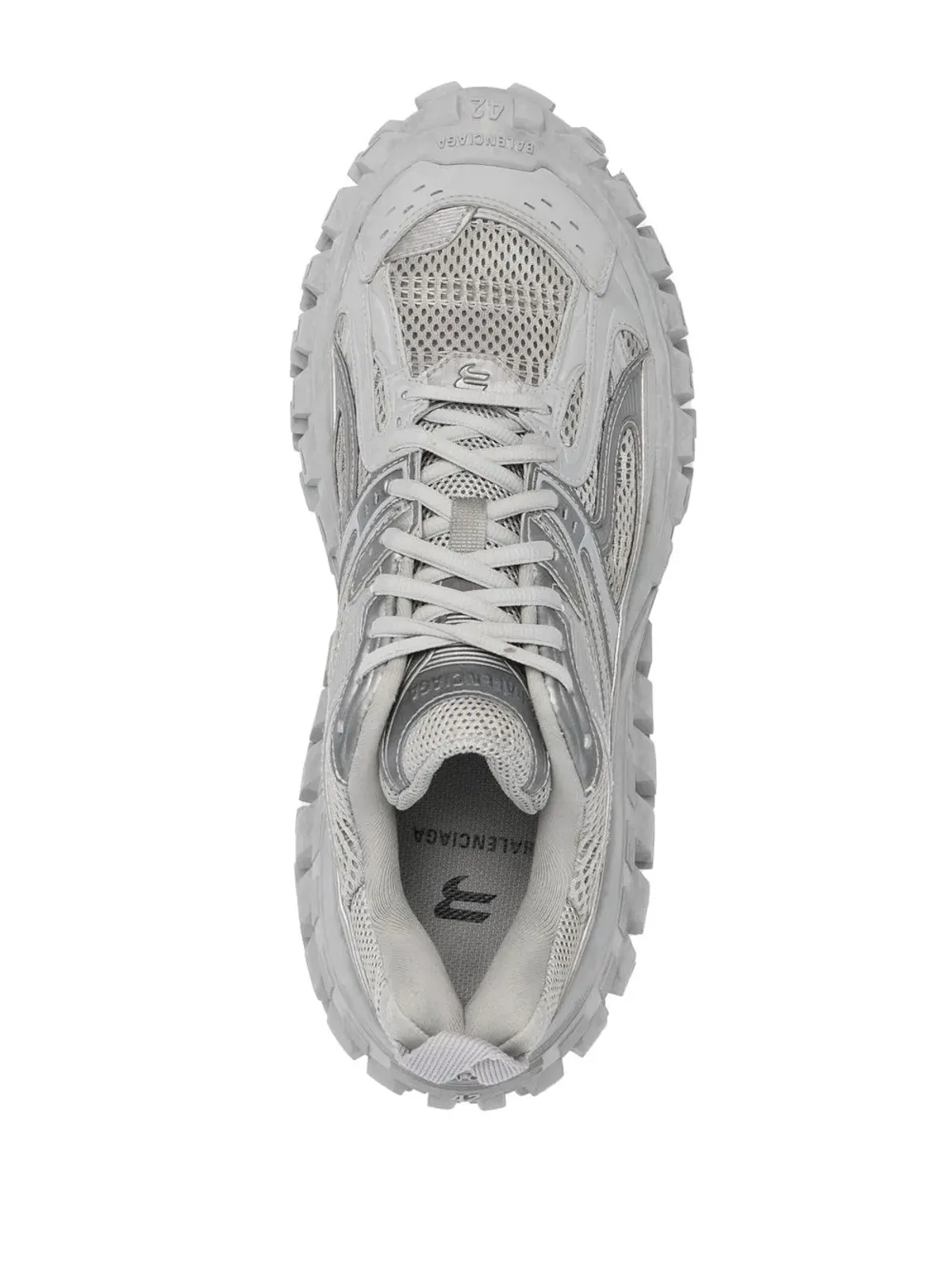Balenciaga チャンキーソール メッシュパネルスニーカー - 画像4