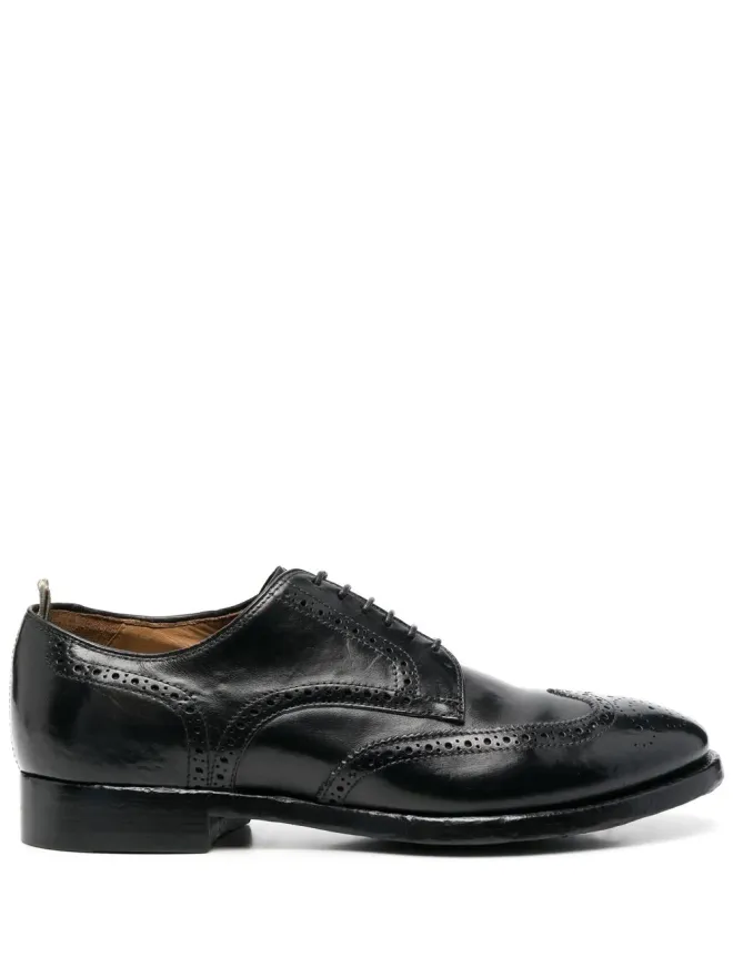 Officine Creative Officine Creative ブローグディテール レースアップ ダービーシューズ - ブラックの商品画像