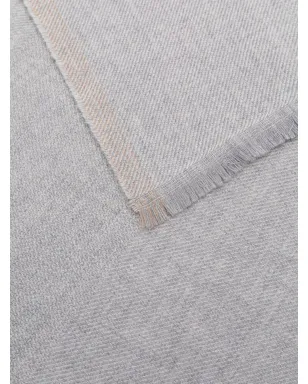 Brunello Cucinelli コントラストトリム・フリンジエッジ スカーフ - サムネイル3