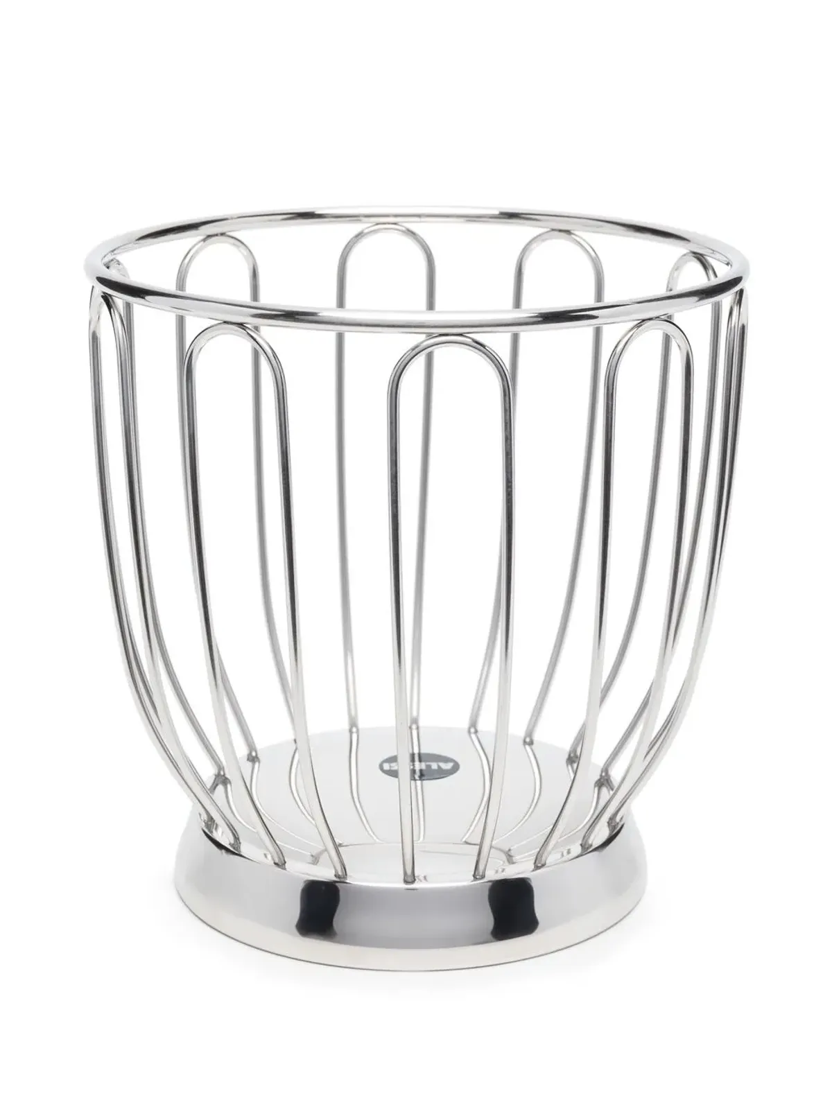 Alessi logo-plaque fruit-basket - Silver - 画像2