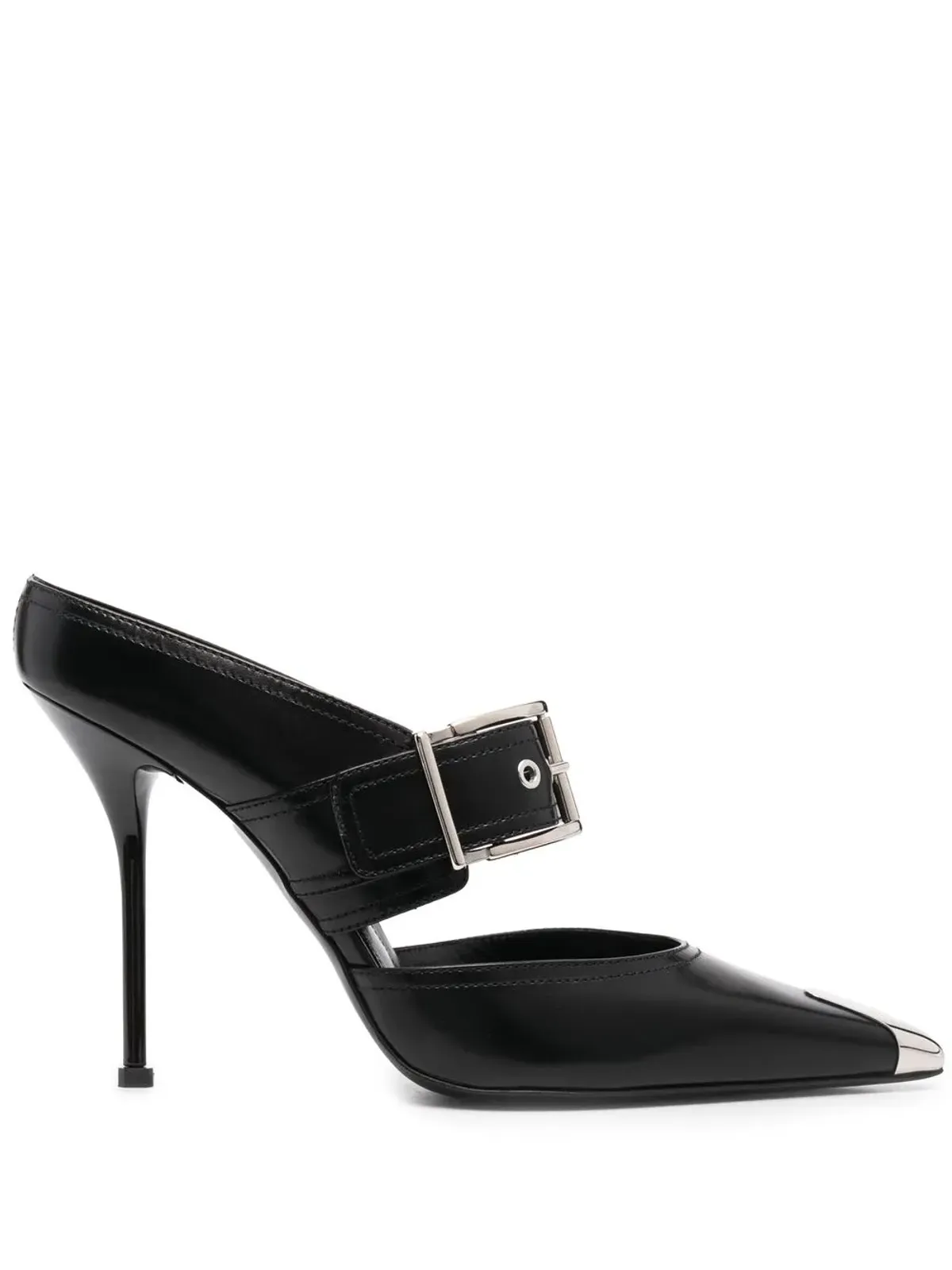 Alexander McQueen レザー ミュール - 画像1