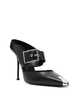 Alexander McQueen レザー ミュール - サムネイル2