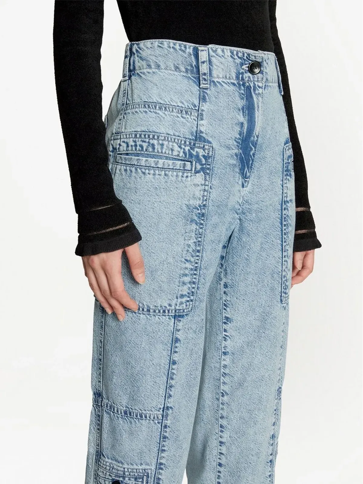 Proenza Schouler White Label ハイライズストレートジーンズ - 画像5