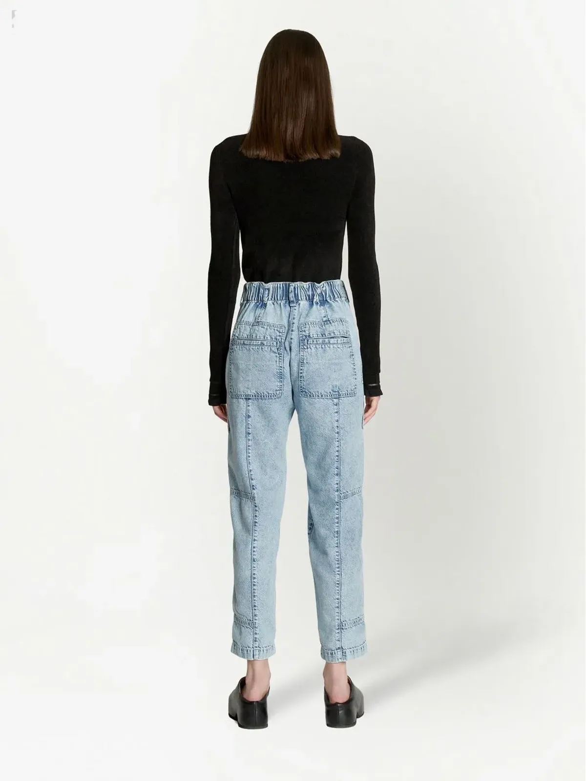Proenza Schouler White Label ハイライズストレートジーンズ - 画像4