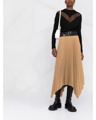 Alexander McQueen シアーパネル付きクルーネック ジャンパー - Black - サムネイル2