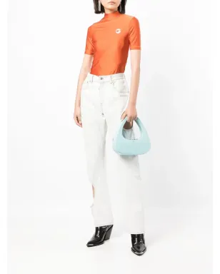 Coperni ロゴプリント モックネックTシャツ - サムネイル2