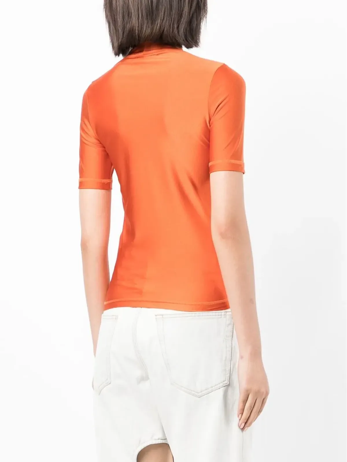 Coperni ロゴプリント モックネックTシャツ - 画像4