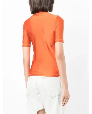 Coperni ロゴプリント モックネックTシャツ - サムネイル4