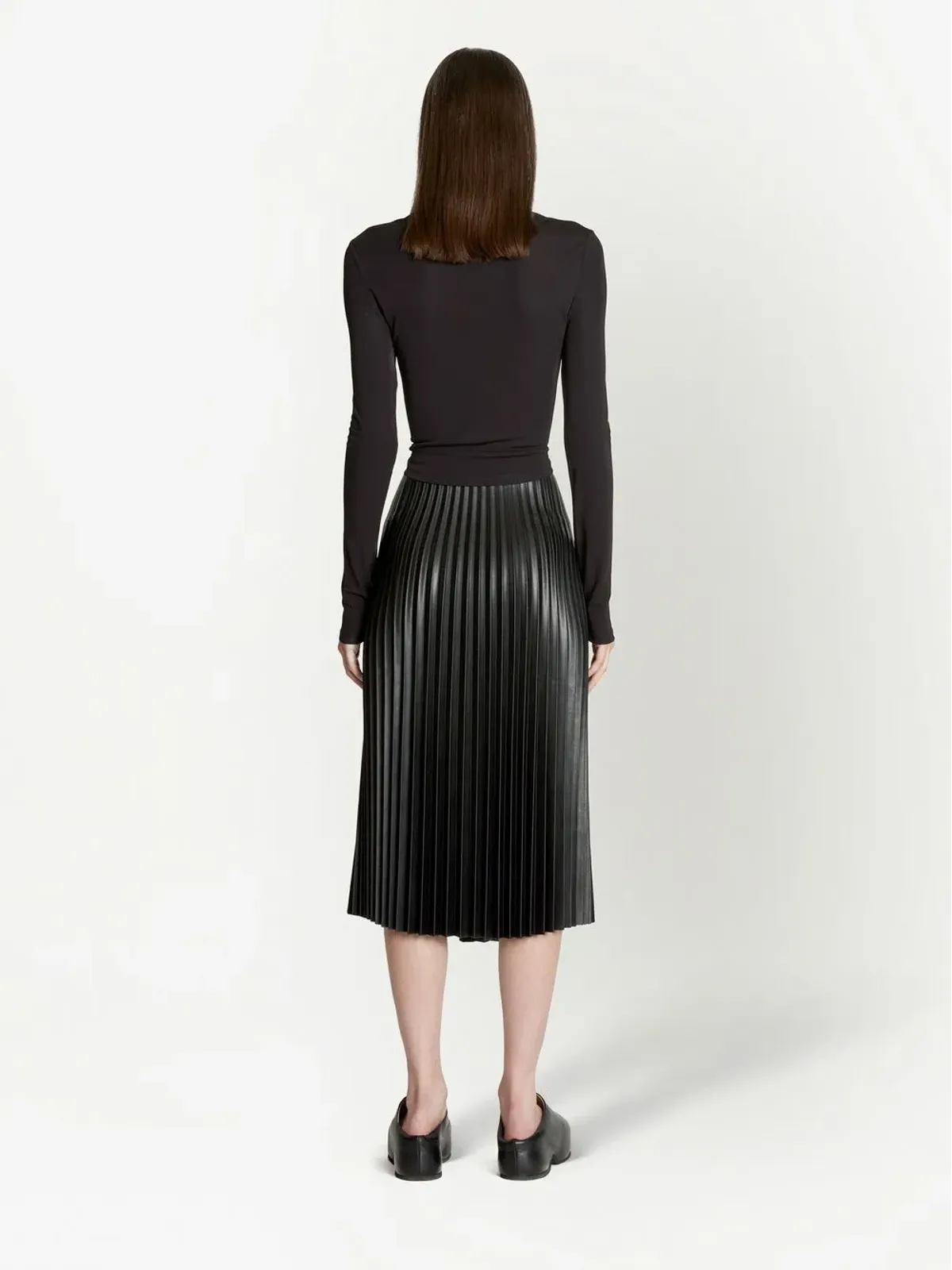 Proenza Schouler White Label クロップドカットアウトドローストリングトップ - 画像4