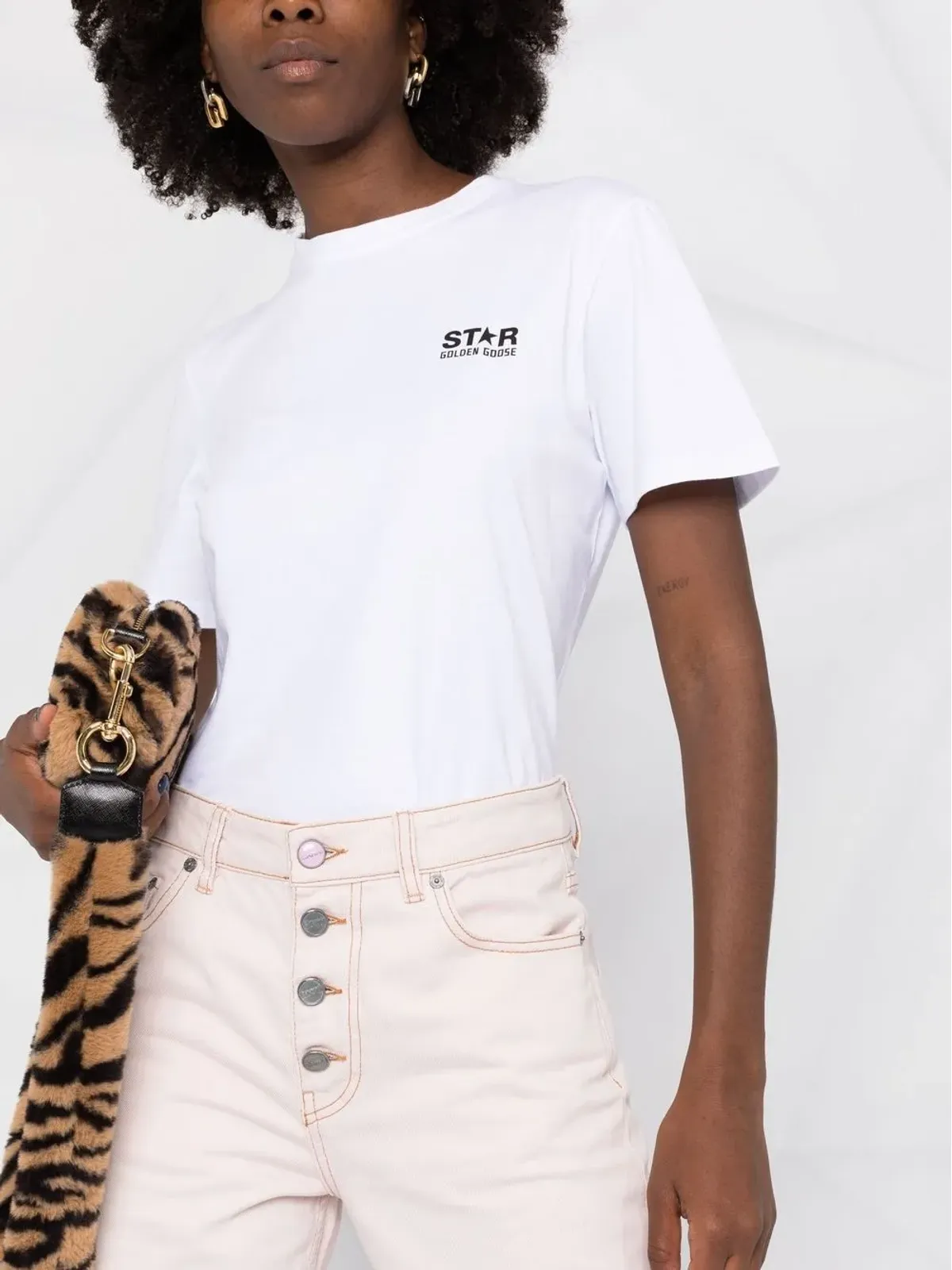 Golden Goose ロゴプリント半袖Tシャツ - 画像3