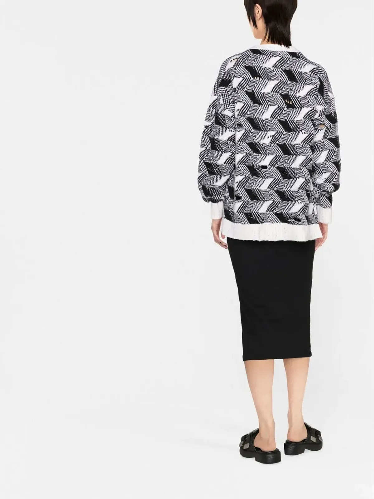 Missoni 編み込みセーター - White - 画像3