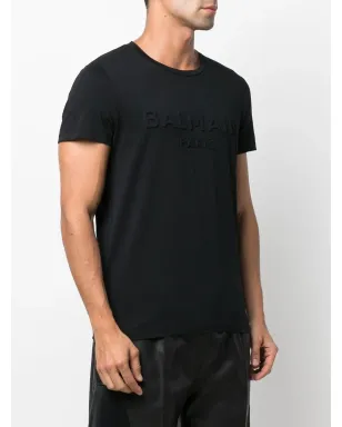 Balmain ロゴエンボス コットン Tシャツ - サムネイル3